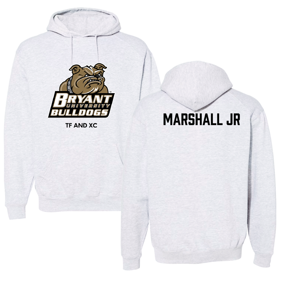 Bryant University TF and XC Light Gray Hoodie - Mike Marshall Jr