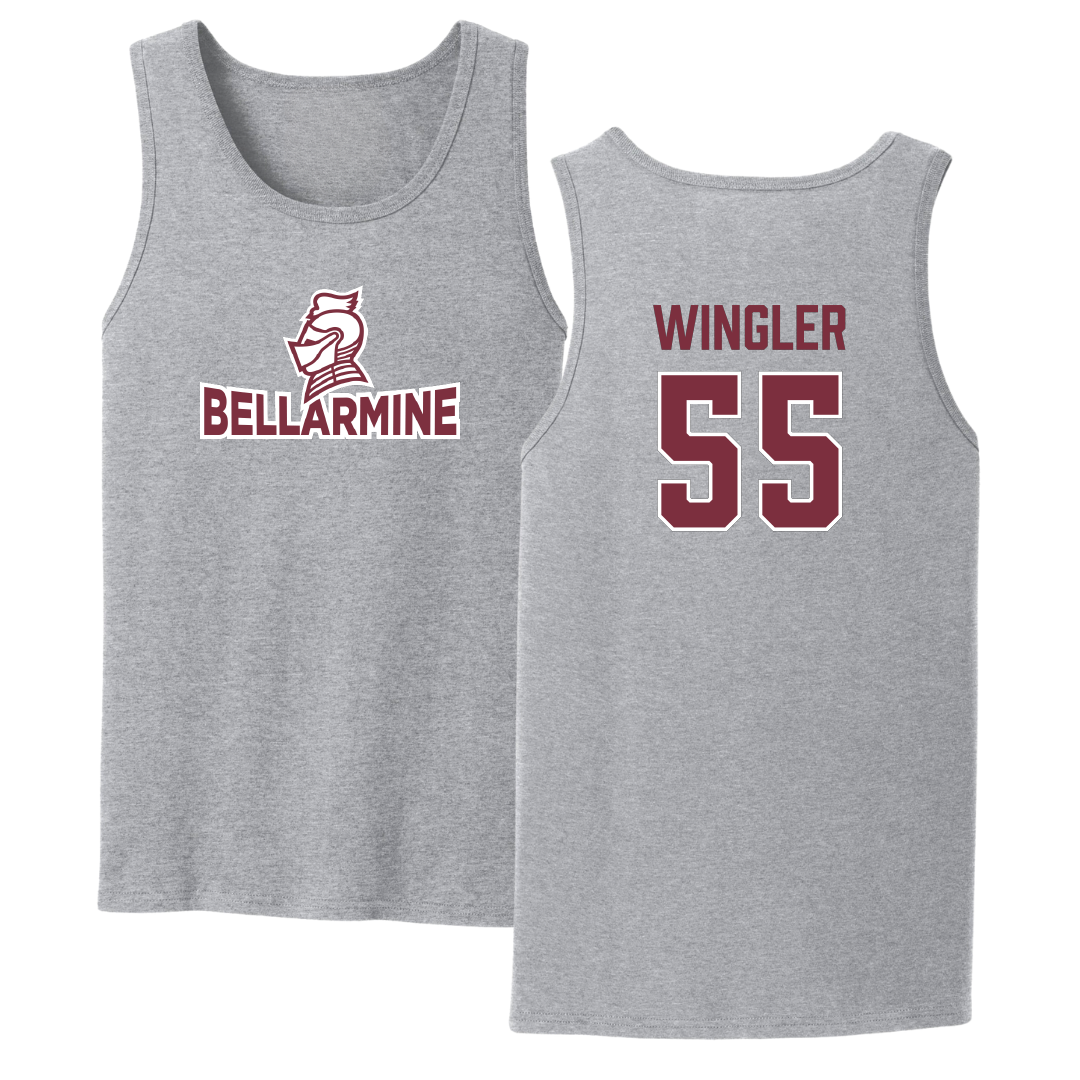 Bellarmine University Basketball (W) Sport Gray Tank Top - #55 Kendall Wingler