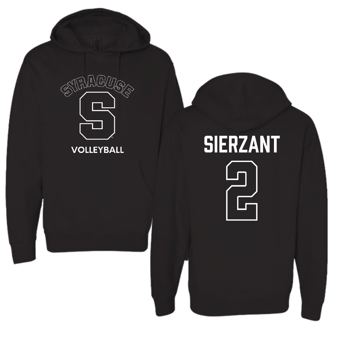 Syracuse University Volleyball (W) Black Hoodie - #2 Veronica Sierzant