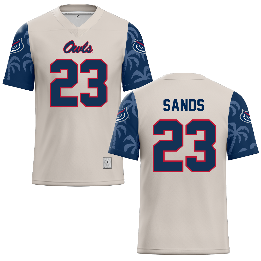 Florida Atlantic University Sand Football Jersey - #23 Gemari Sands