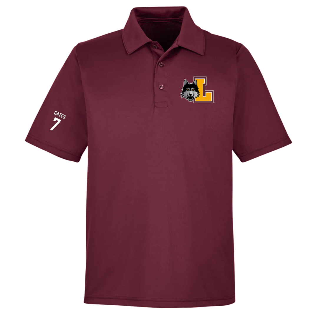 Loyola University-Chicago Soccer (M) Maroon Polo - #7 John Gates