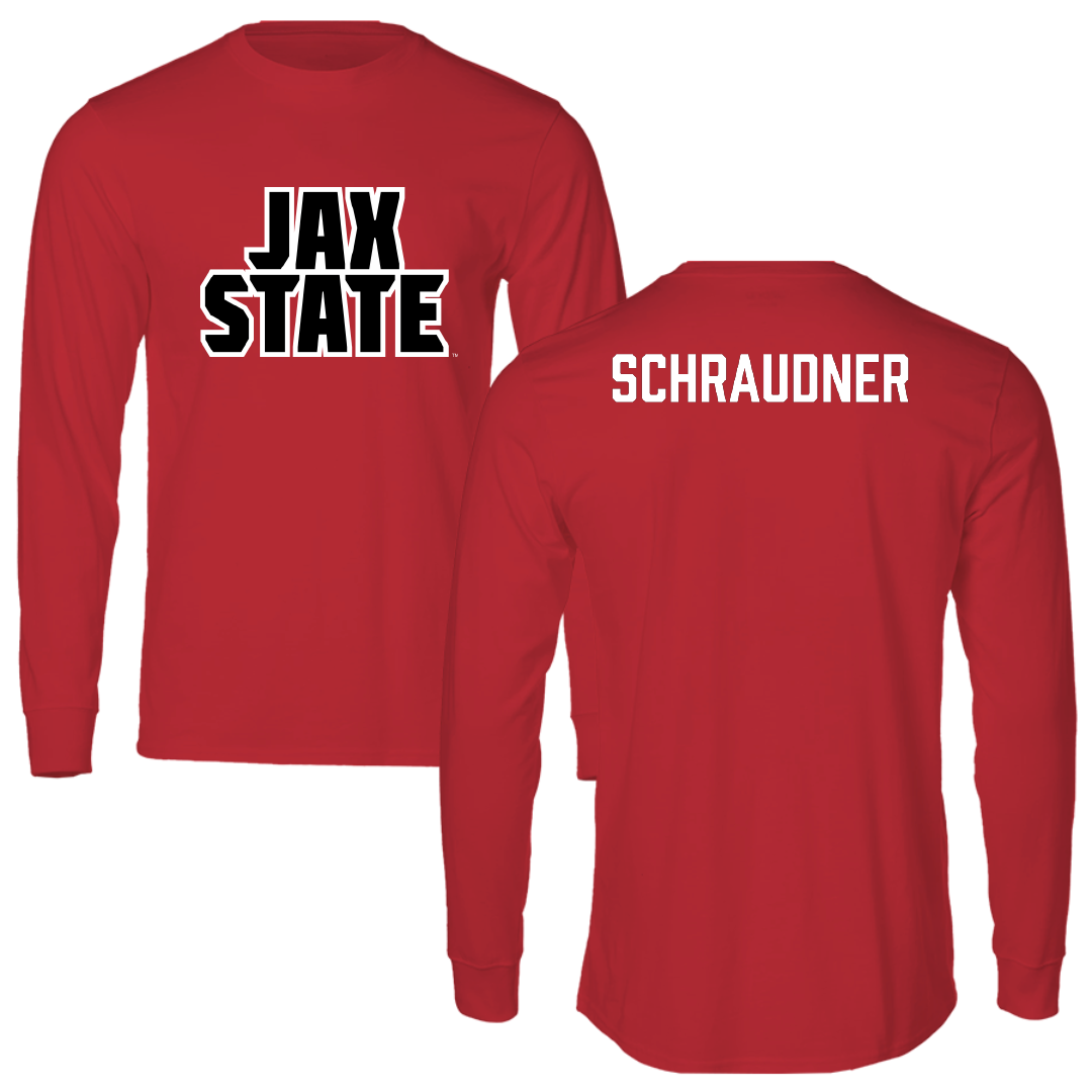 Jacksonville State University TF and XC Red Long Sleeve - Trinity Schraudner