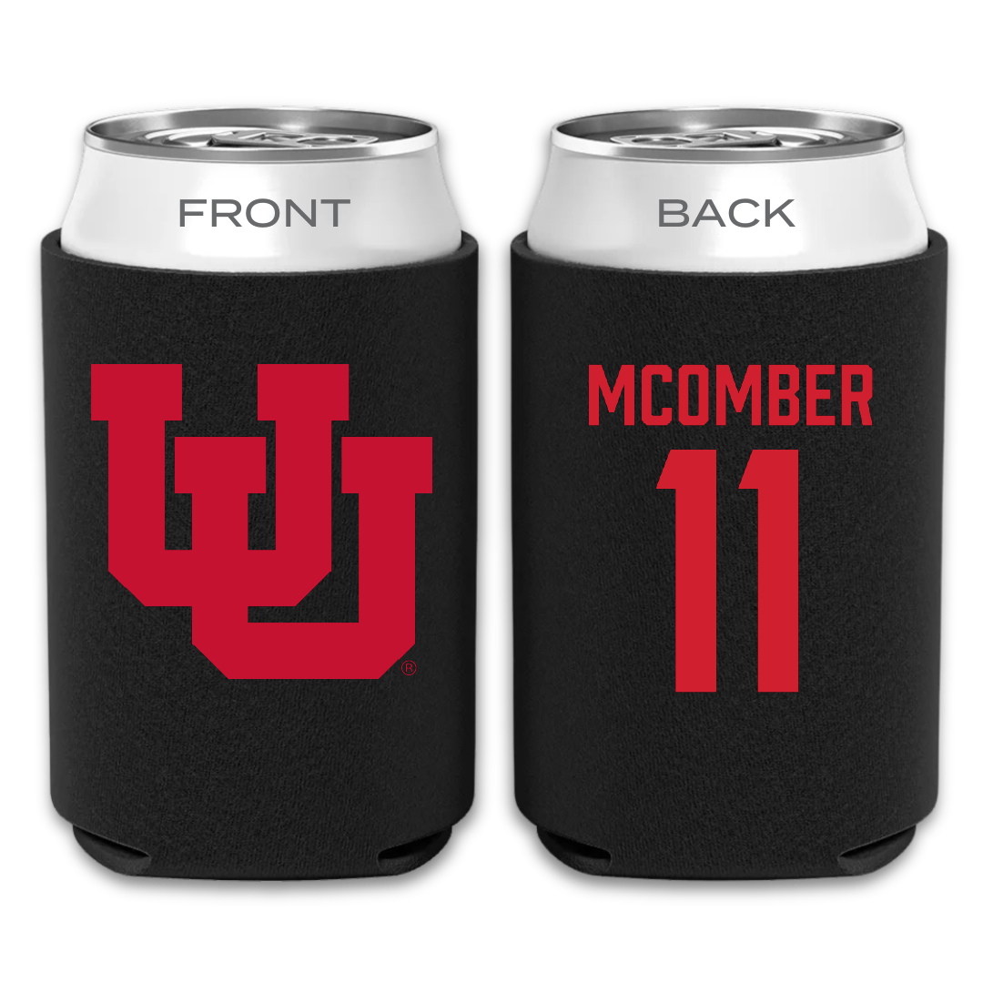 University of Utah Beach Volleyball Black Can Cooler - #11 Azure McOmber