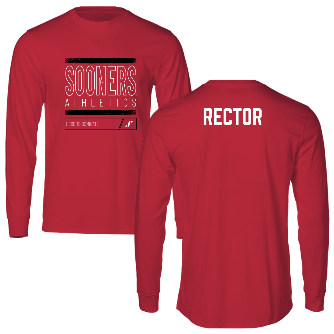 University of Oklahoma Rowing Crimson Dominate Long Sleeve - Lily Rector