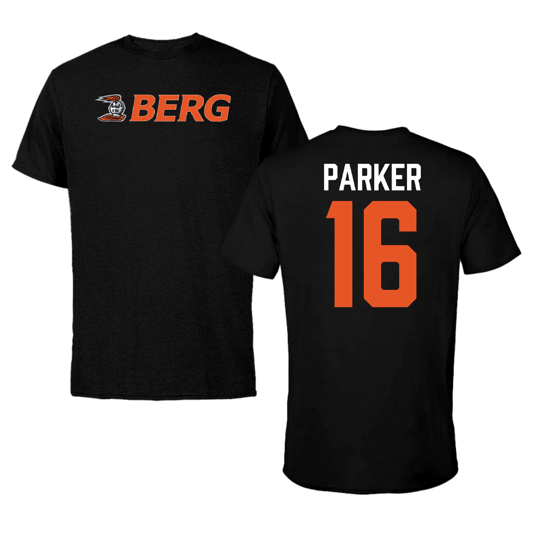 Heidelberg University Lacrosse Black Performance Tee - #16 Colin Parker