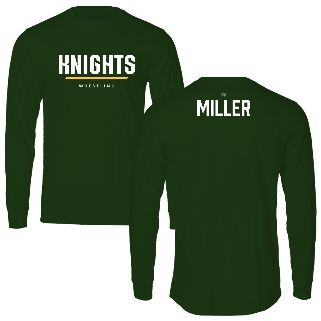 New Jersey City University Wrestling (W) Forest Green Long Sleeve - Gabrielle Miller