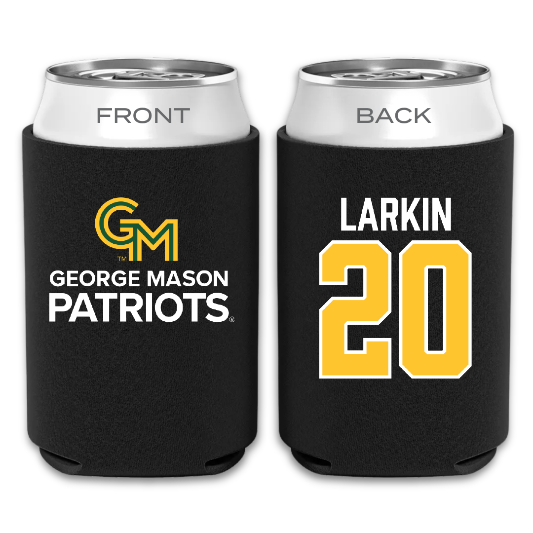 George Mason University Volleyball Black Can Cooler - #20 Camille Larkin
