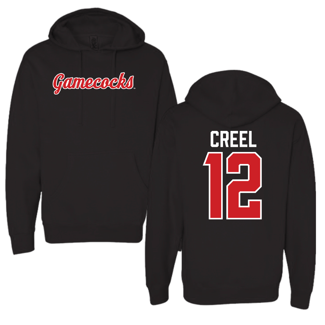 Jacksonville State University Football Black Hoodie - #12 Caden Creel
