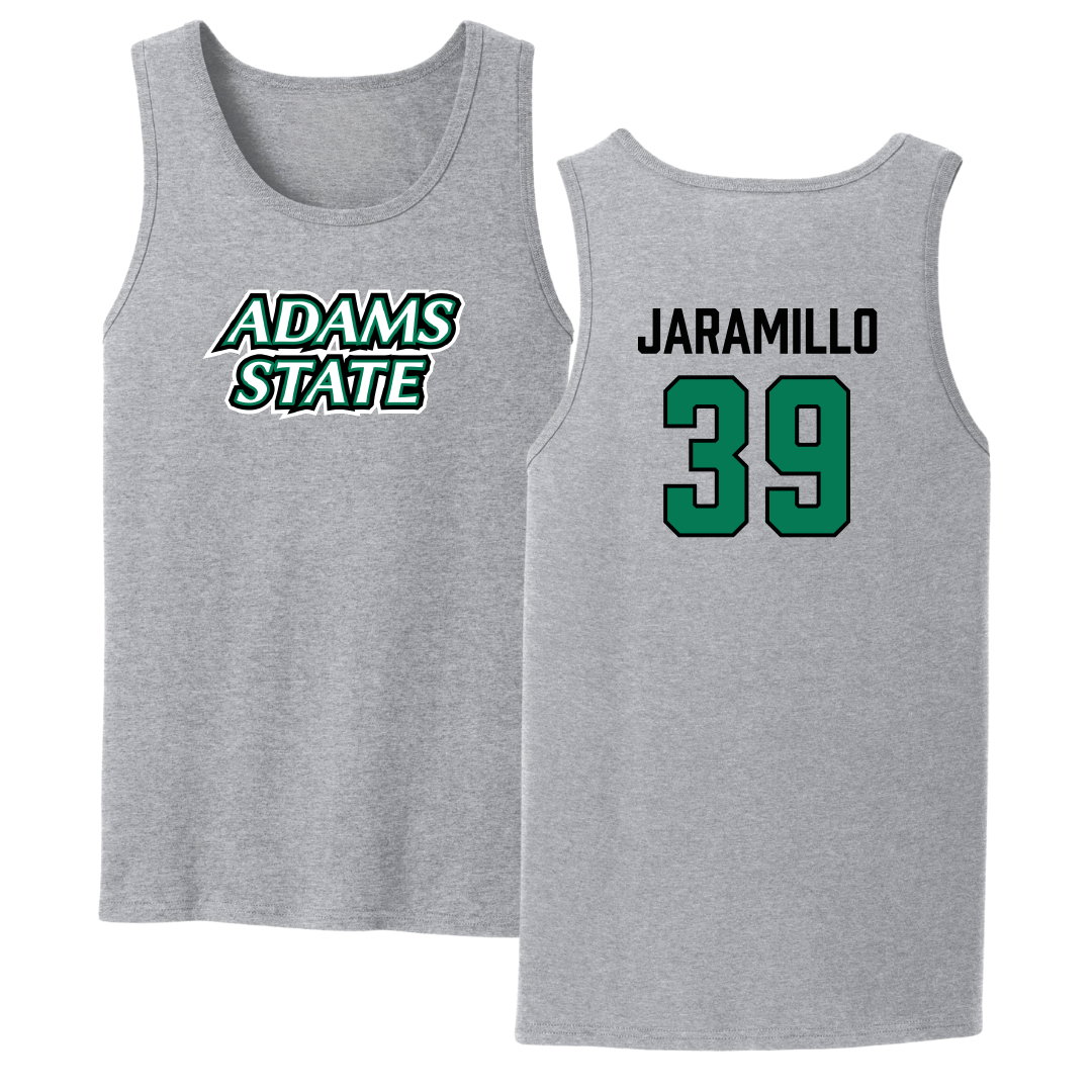 Adams State University Soccer Sport Gray Tank Top - #39 Cassandra Jaramillo