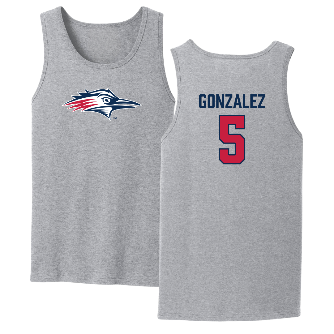 Metropolitan State University of Denver Soccer Sport Gray Tank Top - #5 Meg Gonzalez