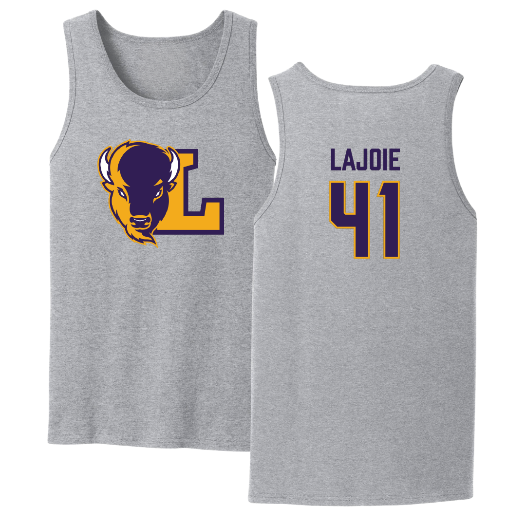Lipscomb University Baseball Sport Gray Tank Top - #41 Josh Lajoie