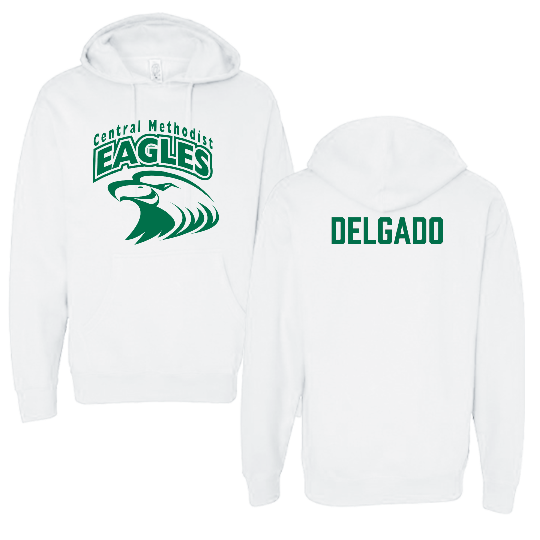 Central Methodist University Football White Hoodie - Antonio Delgado