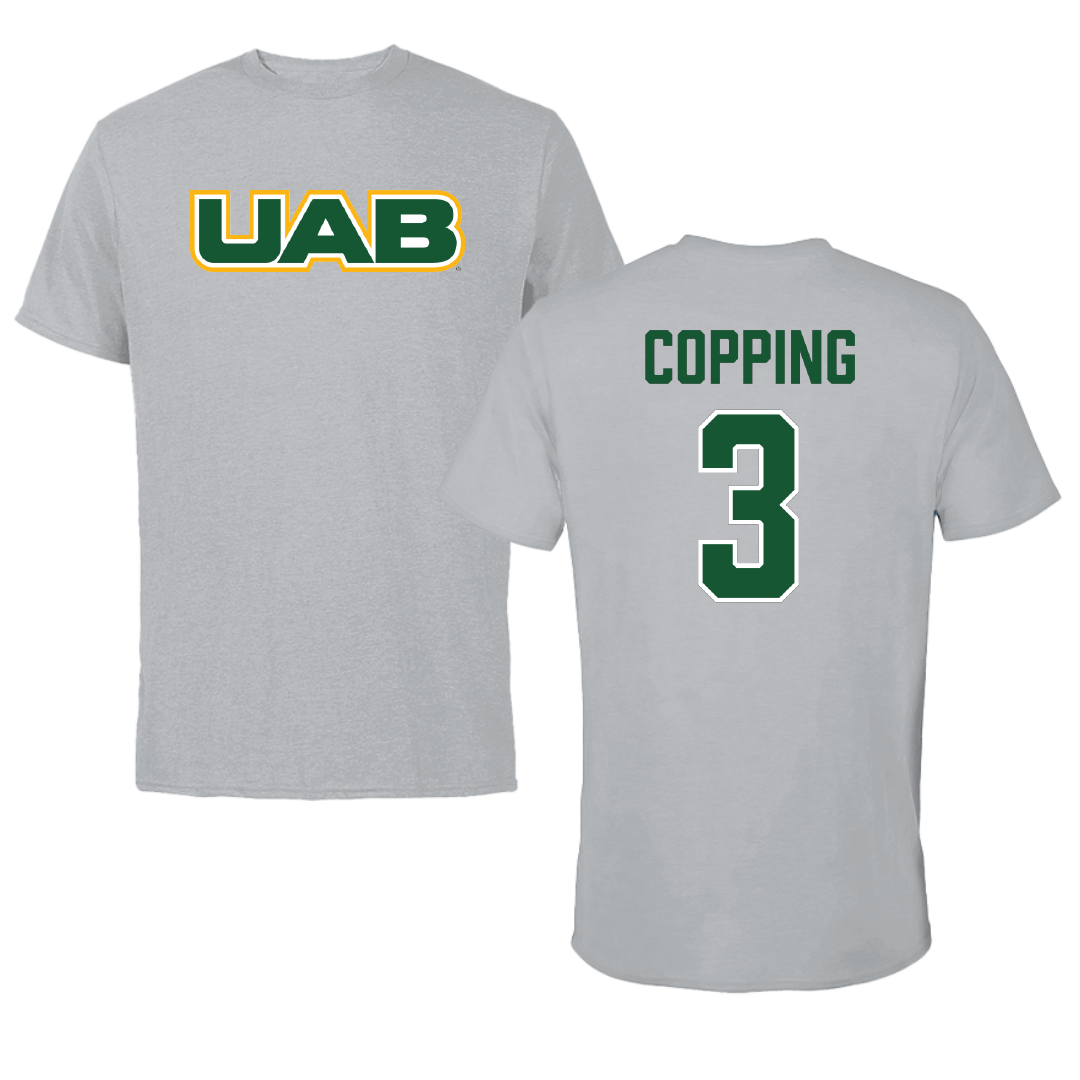 University of Alabama at Birmingham Beach Volleyball Sport Gray Tee - #3 Arden Copping