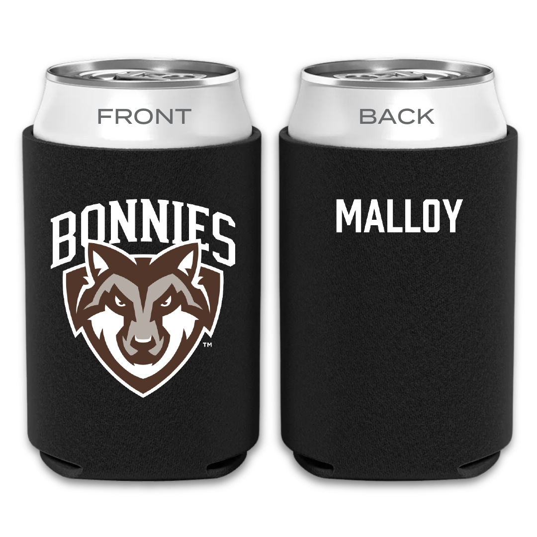 St. Bonaventure University TF and XC Black Can Cooler - Casey Malloy