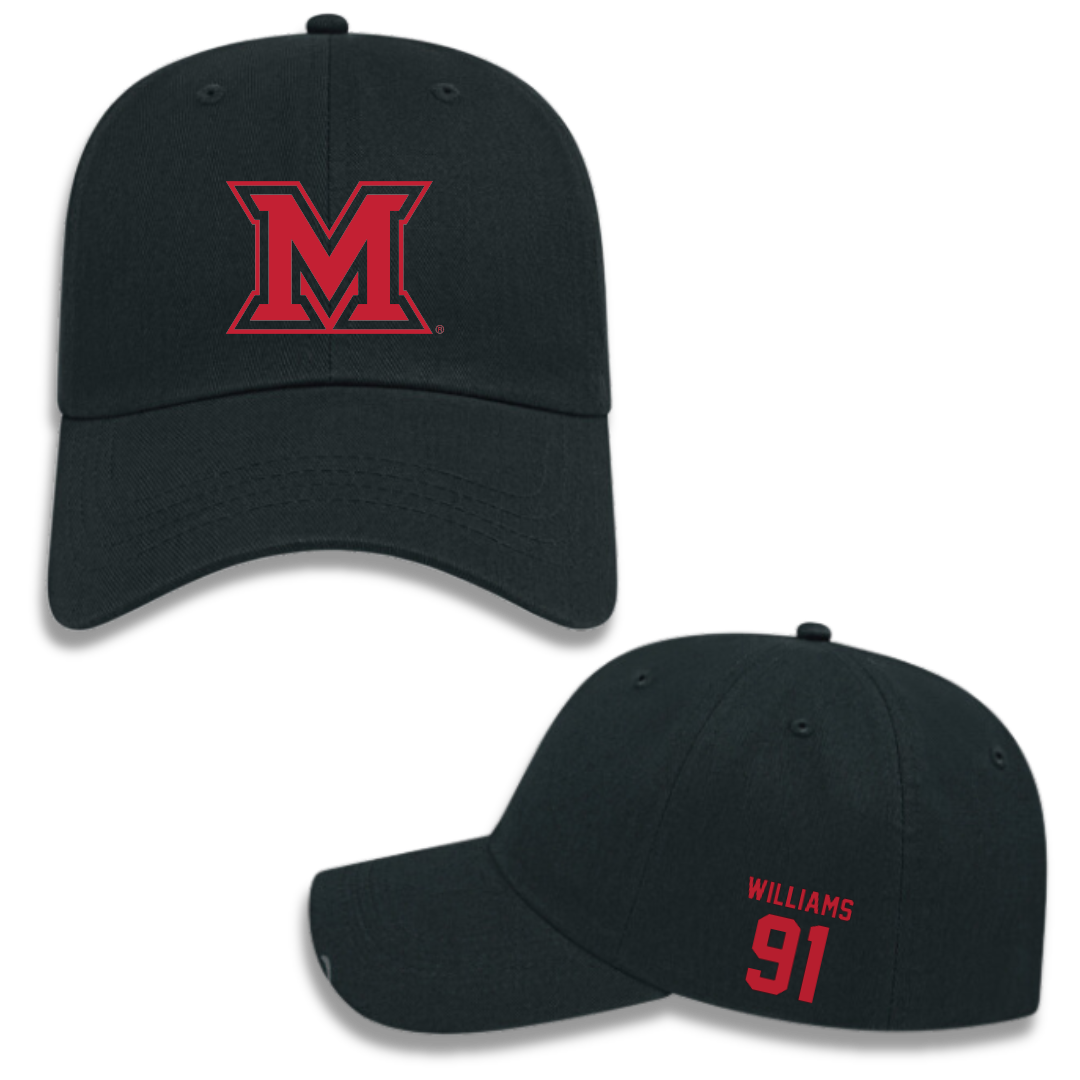 Miami University (Ohio) Football Black Hat - #91 Sam Williams