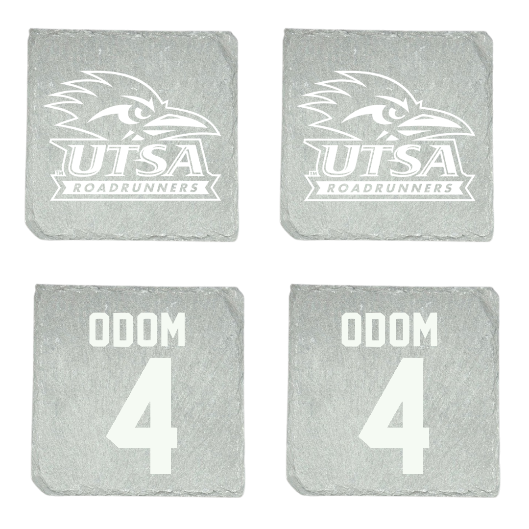 University of Texas at San Antonio Baseball Stone Coaster (4 Pack)  - #4 Tye Odom