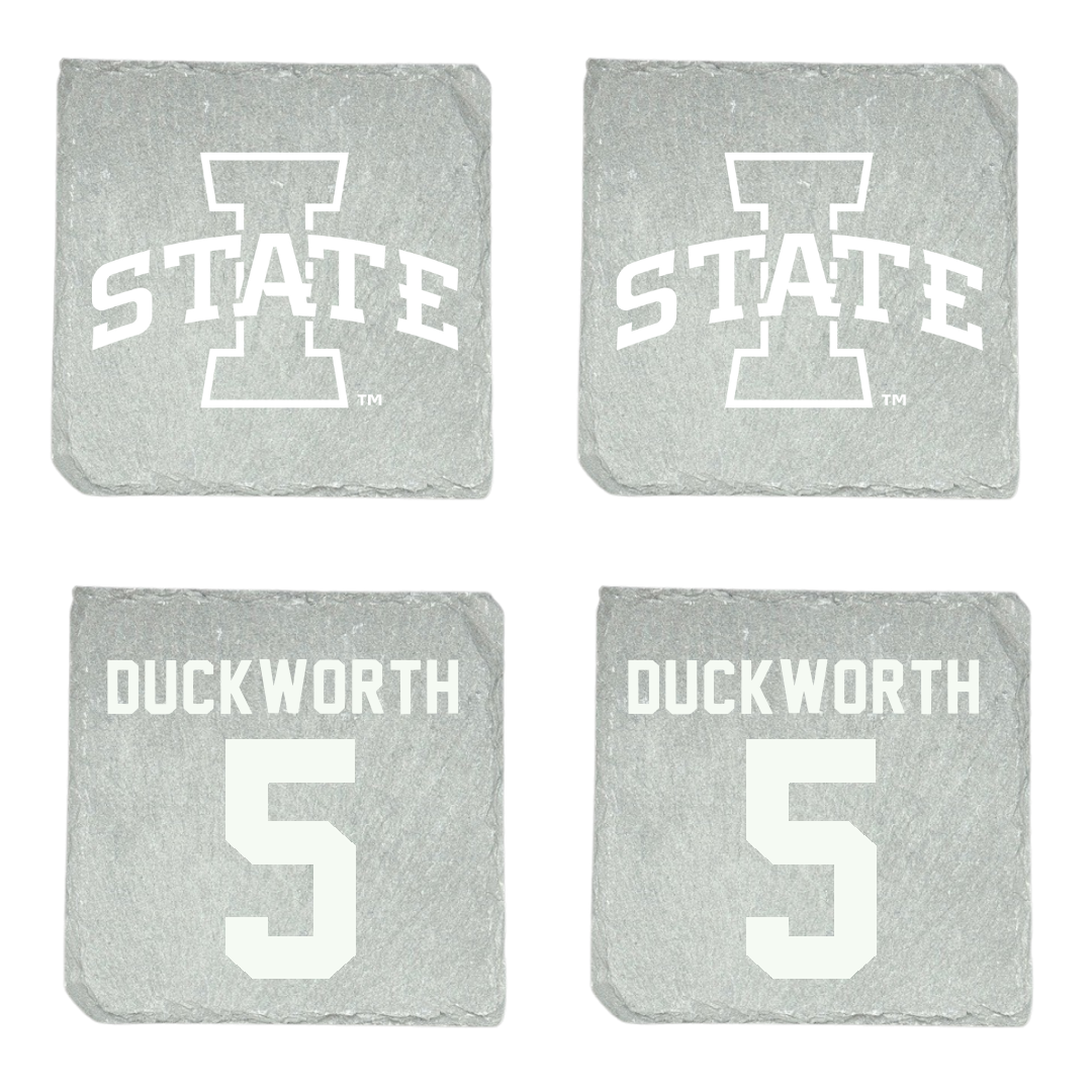 Iowa State University Volleyball Stone Coaster (4 Pack)  - #5 Maya Duckworth
