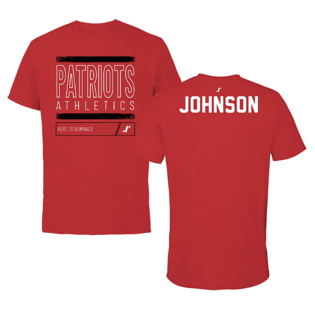 Dallas Baptist University TF and XC Red Dominate Performance Tee - Cailey Johnson