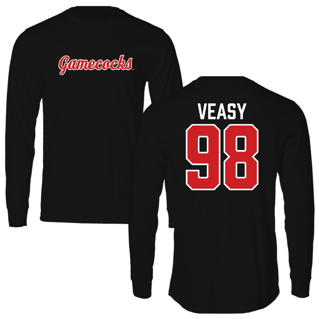 Jacksonville State University Football Black Long Sleeve - #98 Jackson Veasy