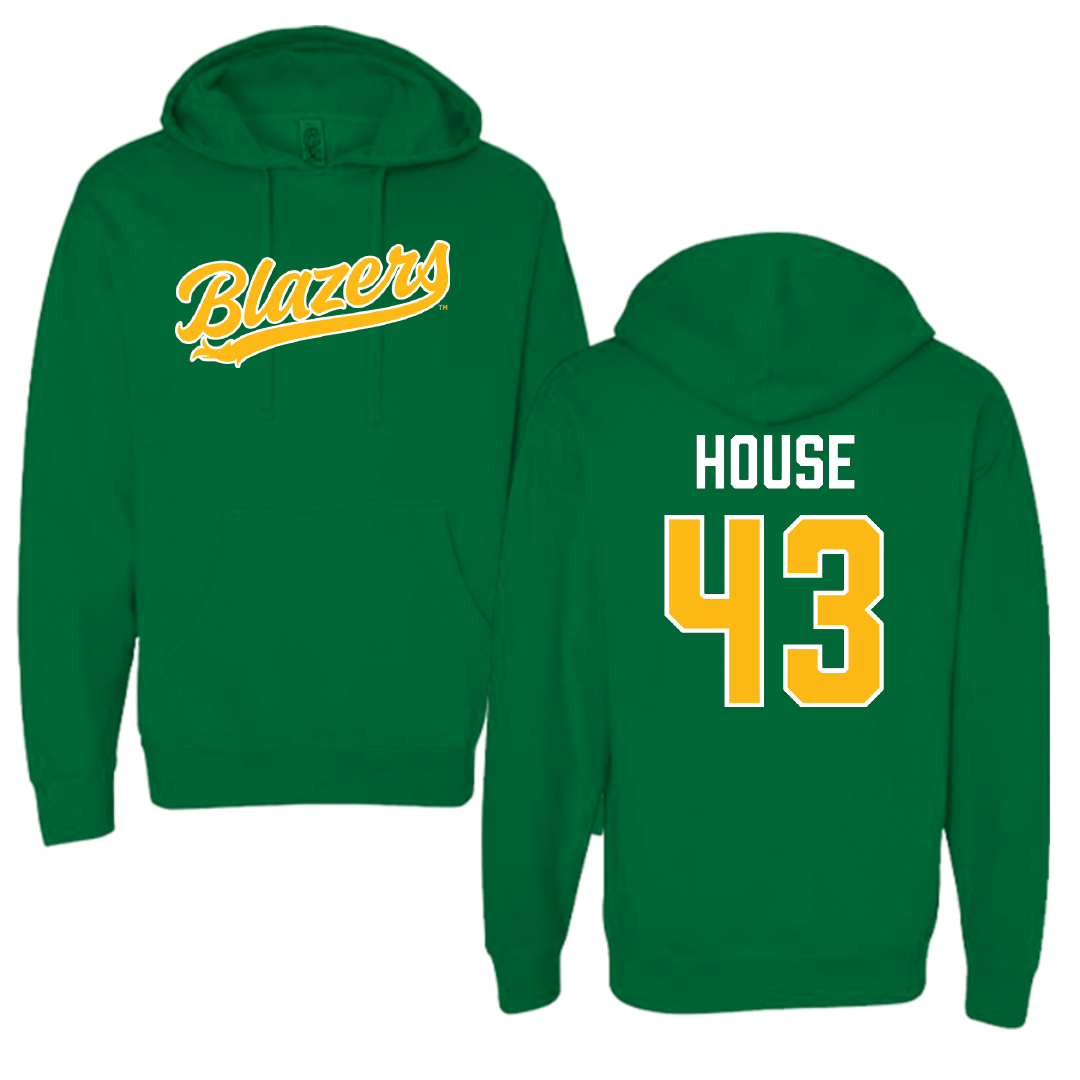 University of Alabama at Birmingham Baseball Green Hoodie - #43 Brooks House