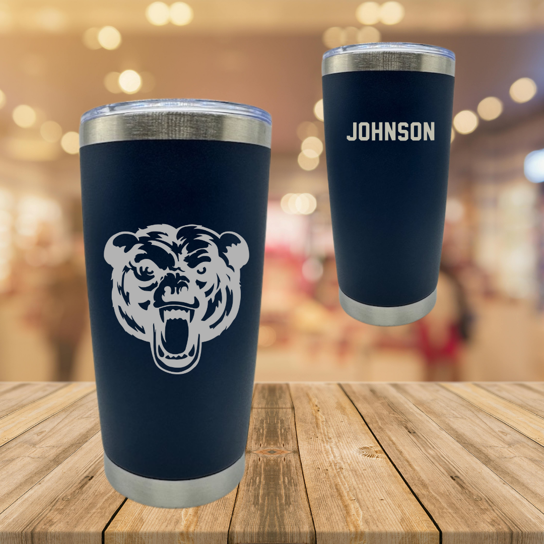 Carolina University Baseball Navy Stainless Steel Tumbler - Patrick Johnson