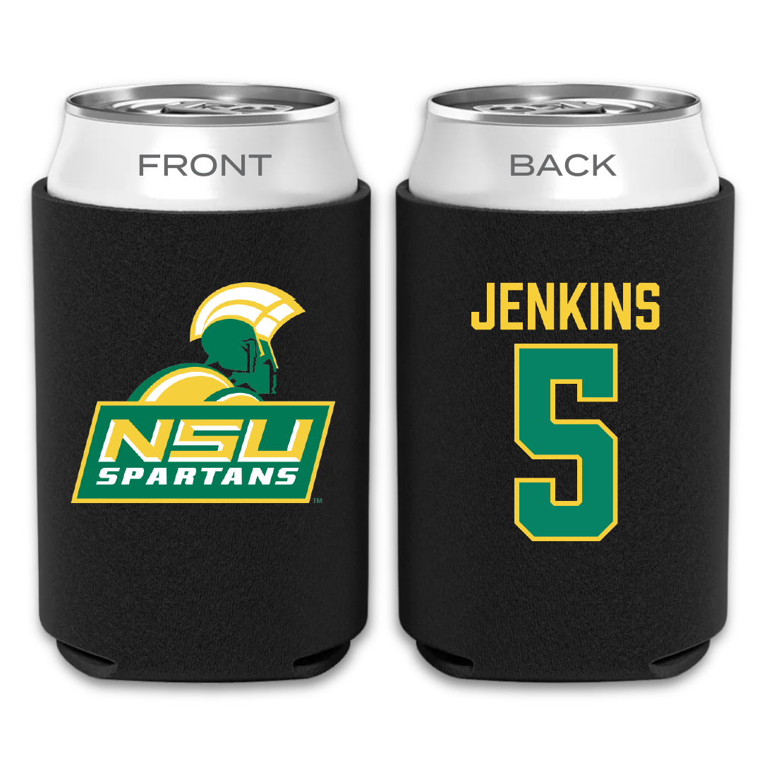 Norfolk State University Basketball Black Can Cooler - #5 Tyrese Jenkins