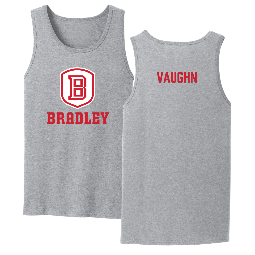 Bradley University TF and XC Sport Gray Tank Top - Jada Vaughn
