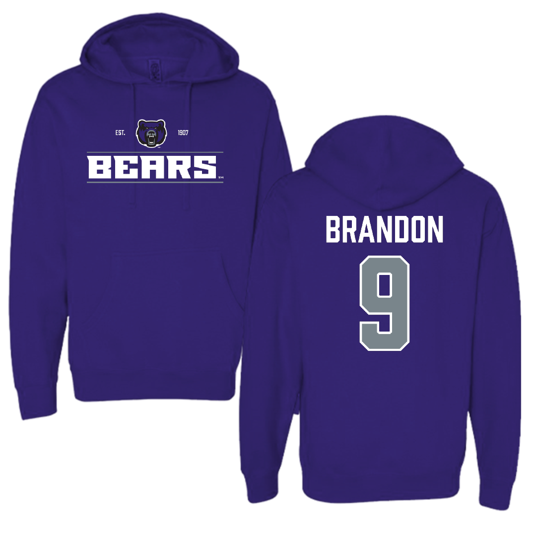 University of Central Arkansas Softball Purple General Hoodie - #9 Trinity Brandon