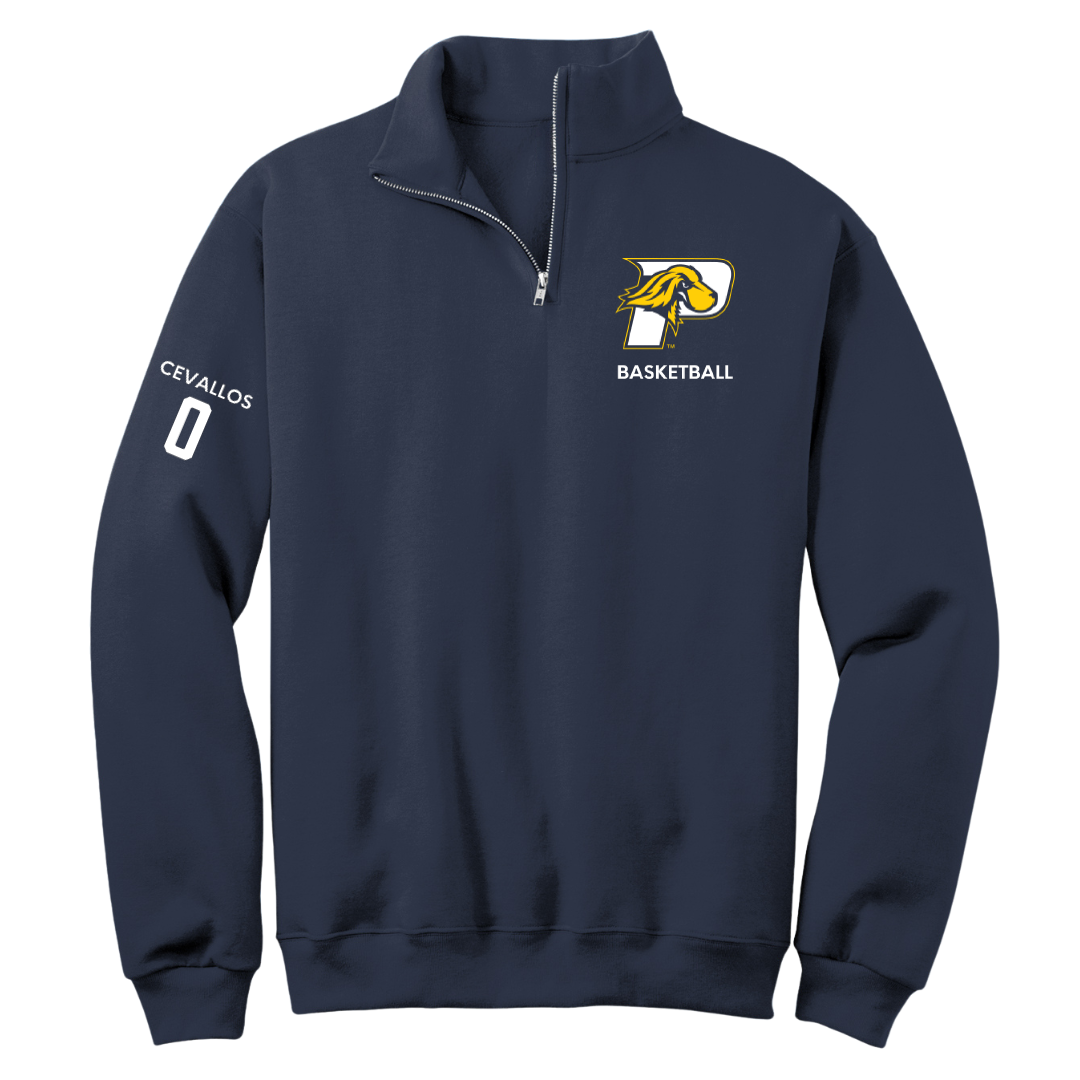 Pace University Basketball (W) Navy Quarter-Zip - #0 Ciera Cevallos