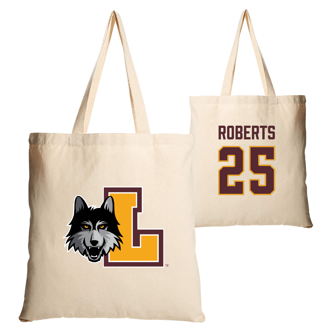 Loyola University-Chicago Soccer Tan Canvas Tote Bag - #25 Emily Roberts