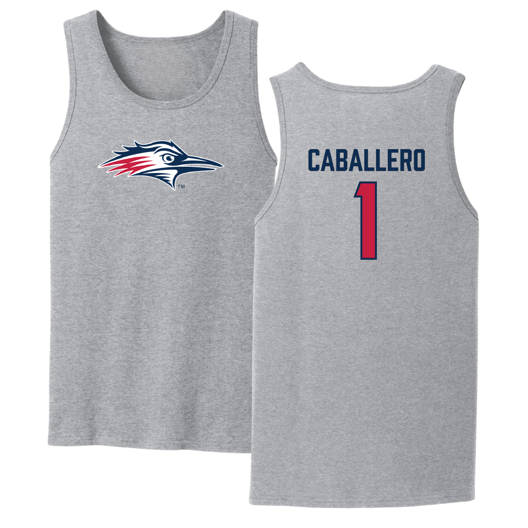 Metropolitan State University of Denver Soccer Sport Gray Tank Top - #1 Kayla Caballero