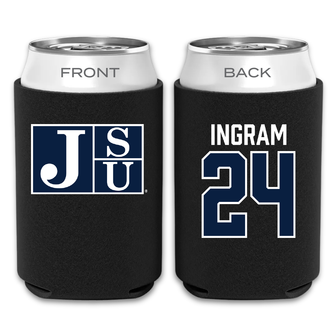 Jackson State University Soccer Black Can Cooler - #24 Willow Ingram