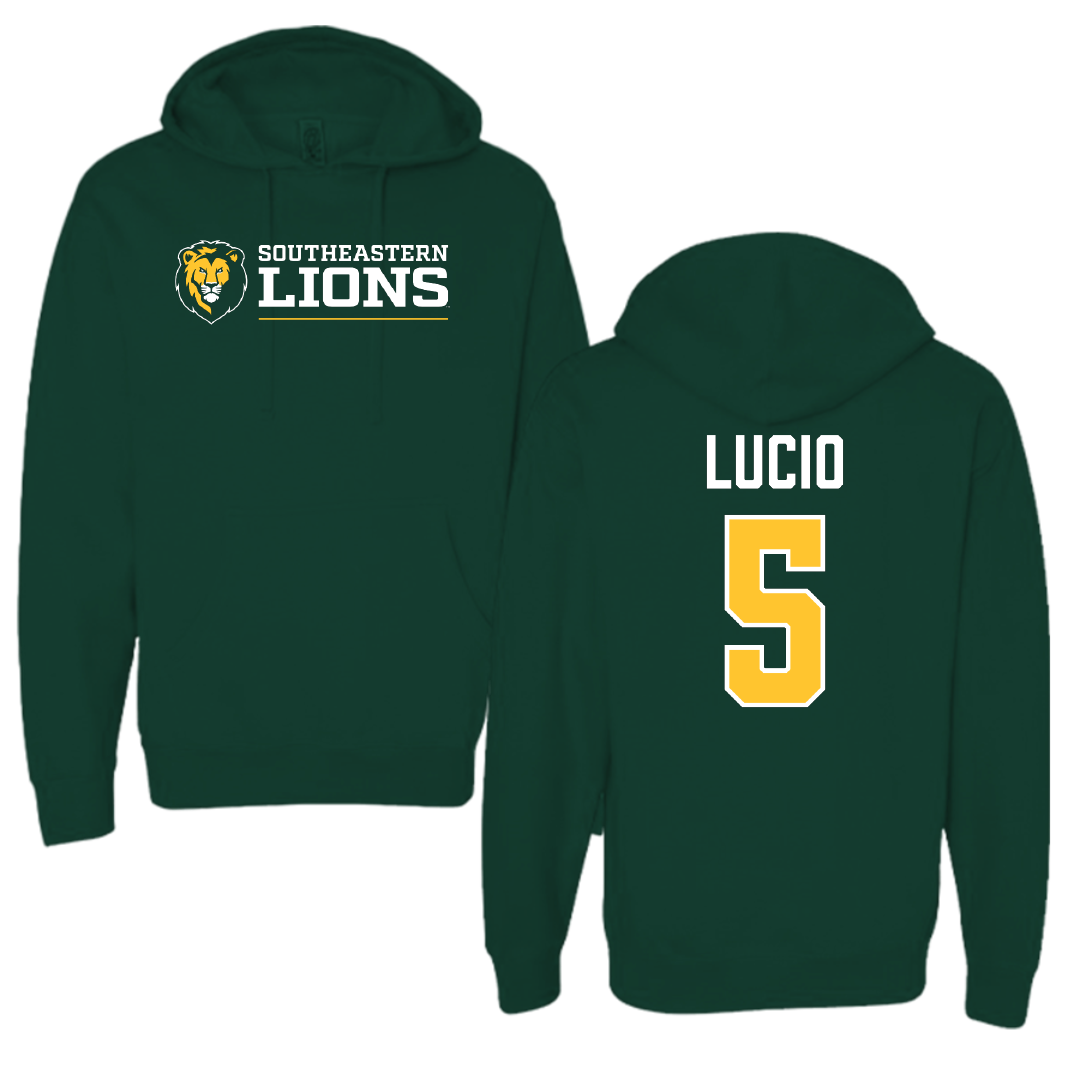 Southeastern Louisiana University Basketball (W) Forest Green Hoodie - #5 Emma Lucio