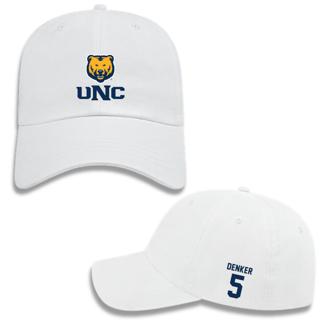 University of Northern Colorado Basketball (M) White Hat - #5 Quinn Denker