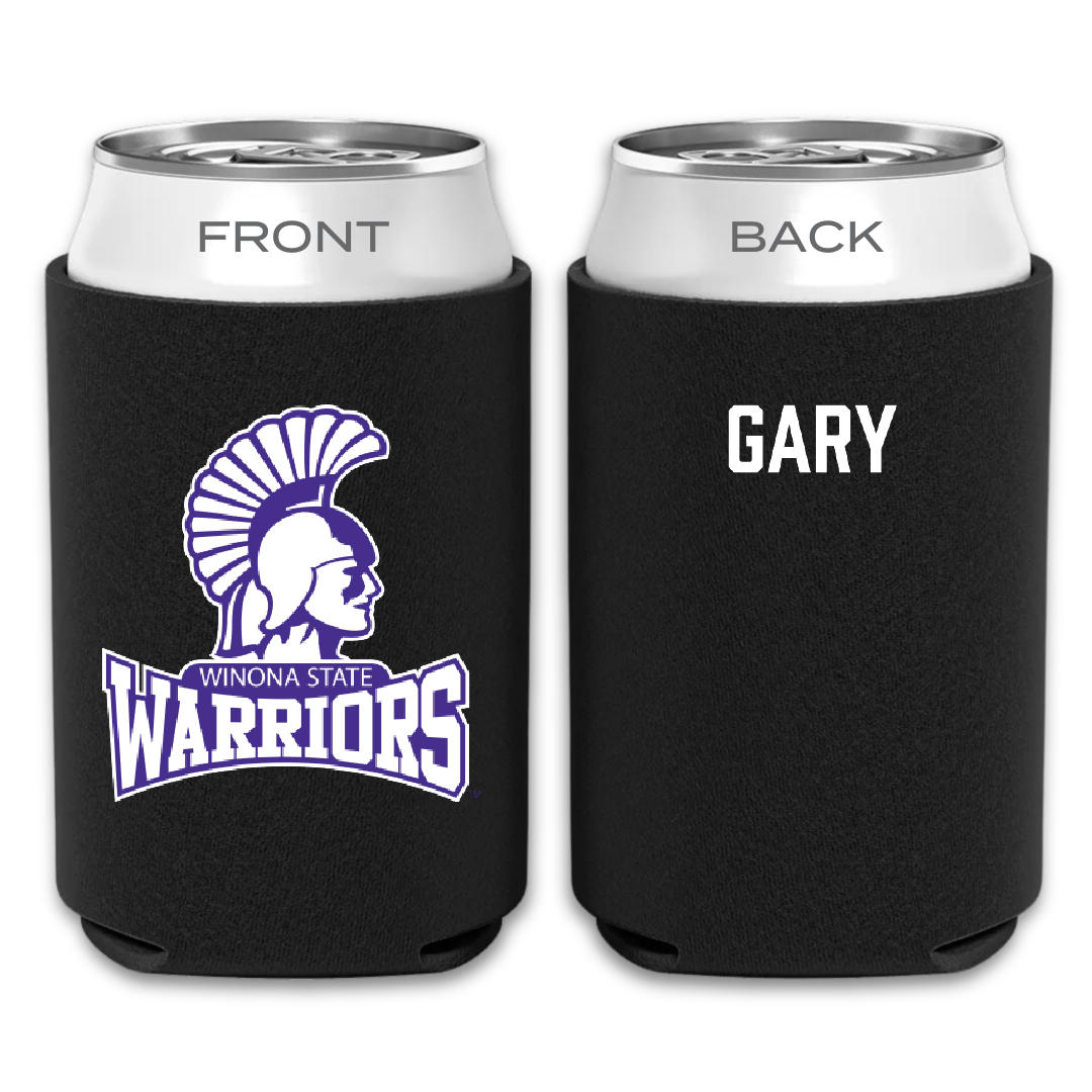 Winona State University Tennis Black Can Cooler - Skylar Gary