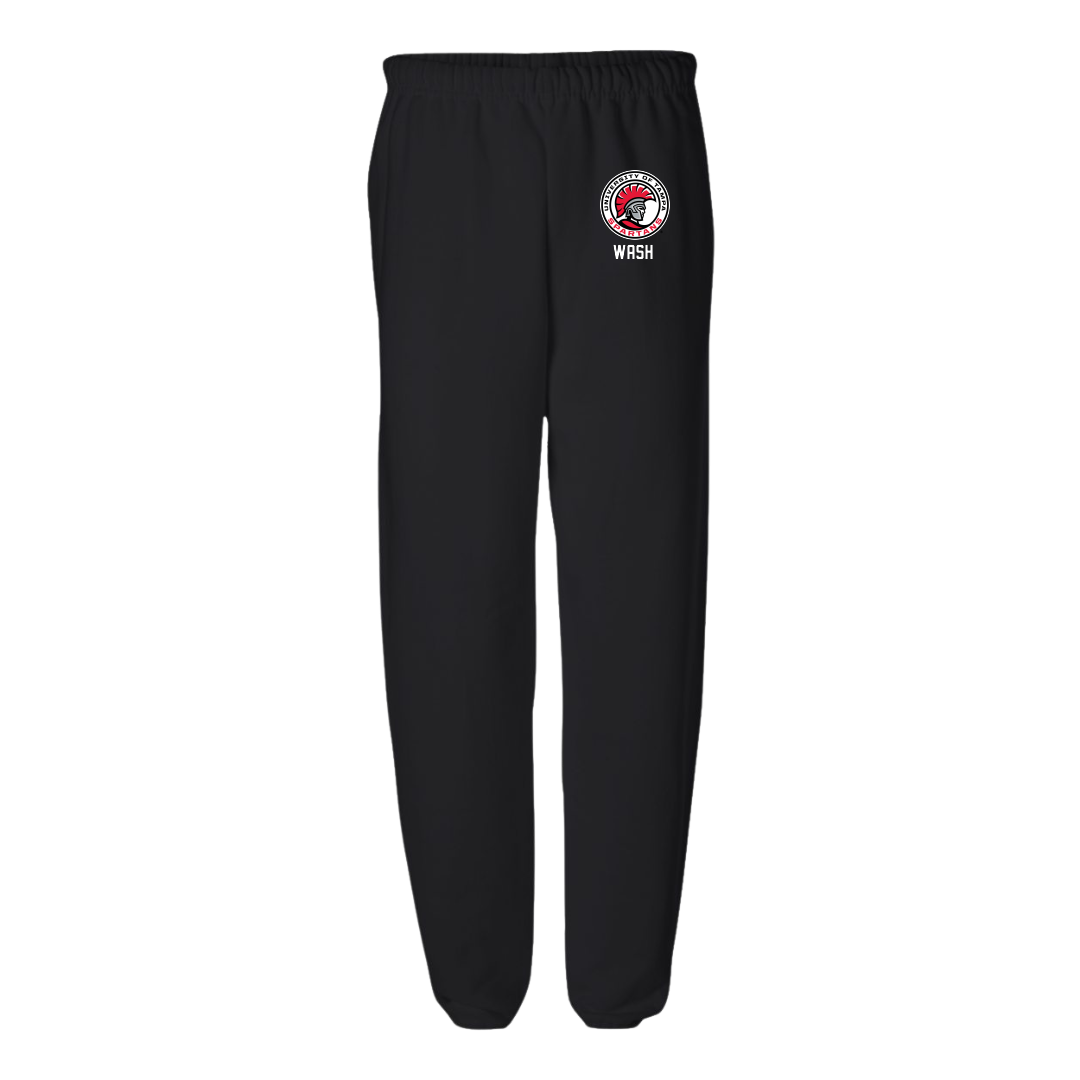 University of Tampa Baseball Black Sweatpants - #0 Logan Wash