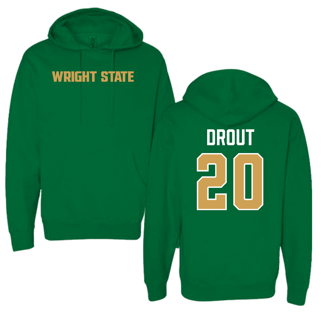 Wright State University Basketball Green Hoodie - #20 MaKenzie Drout
