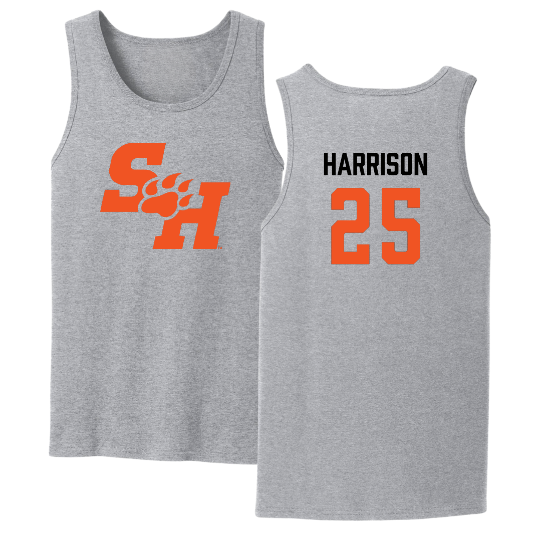 Sam Houston State University Softball Sport Gray Tank Top - #25 Roni Harrison