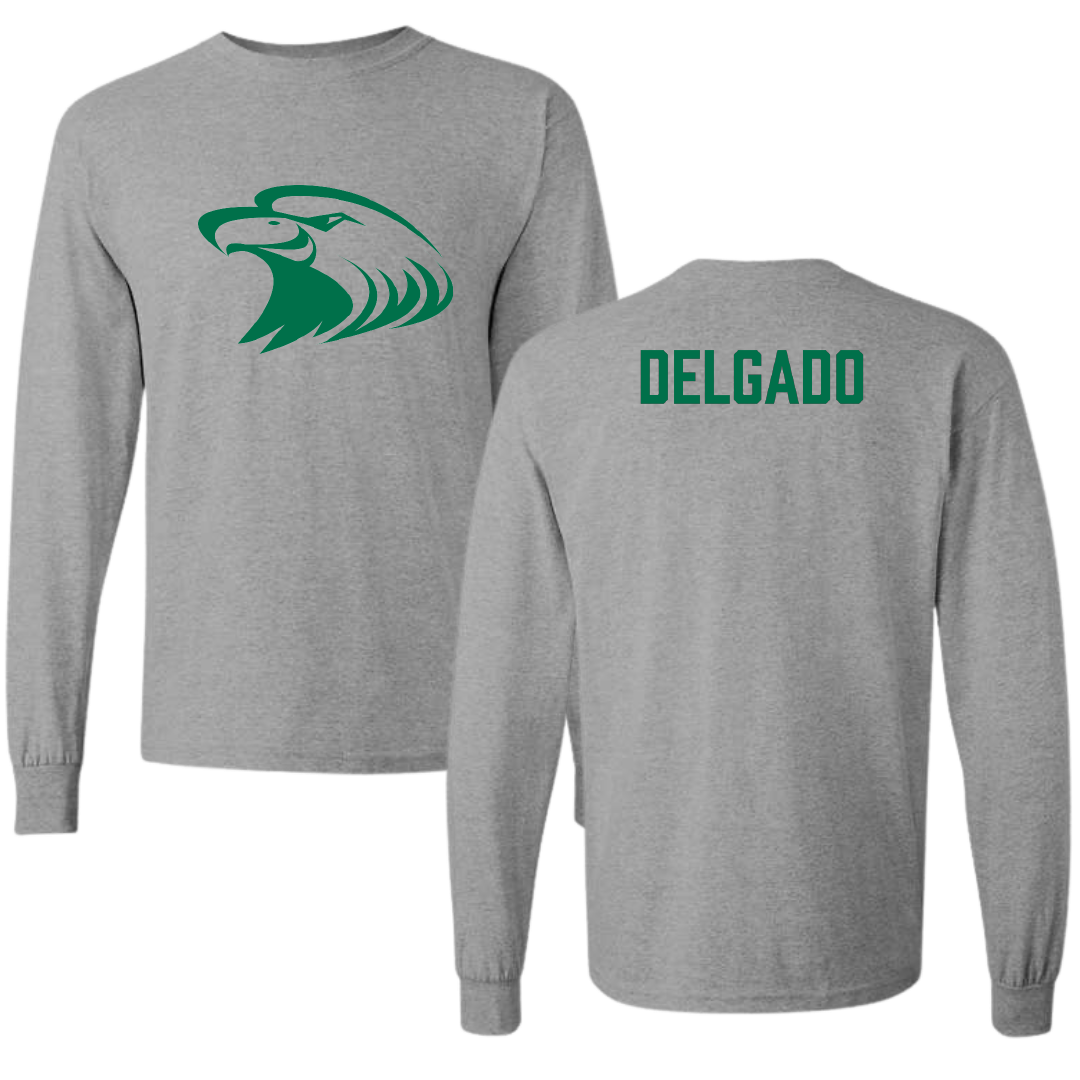 Central Methodist University Football Sport Gray Long Sleeve - Antonio Delgado