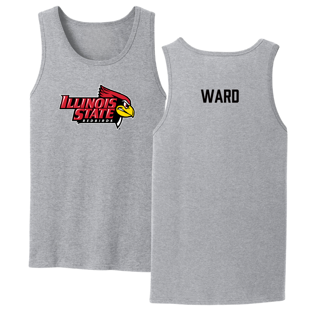 Illinois State University Track and Field Sport Gray Tank Top - Cade Ward