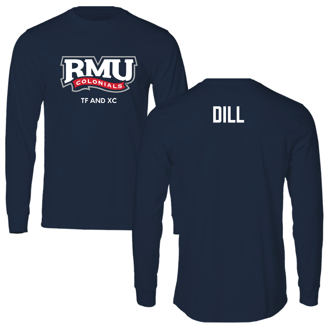 Robert Morris University TF and XC Navy RMU Long Sleeve - Julia Dill