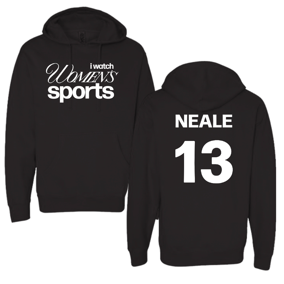 Bradley University Basketball Black WHM Hoodie - #13 Sheyene Neale