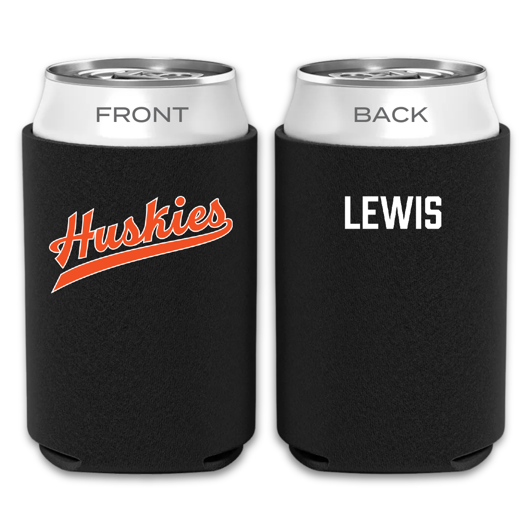 Houston Christian University Football Black Can Cooler - Darius Lewis