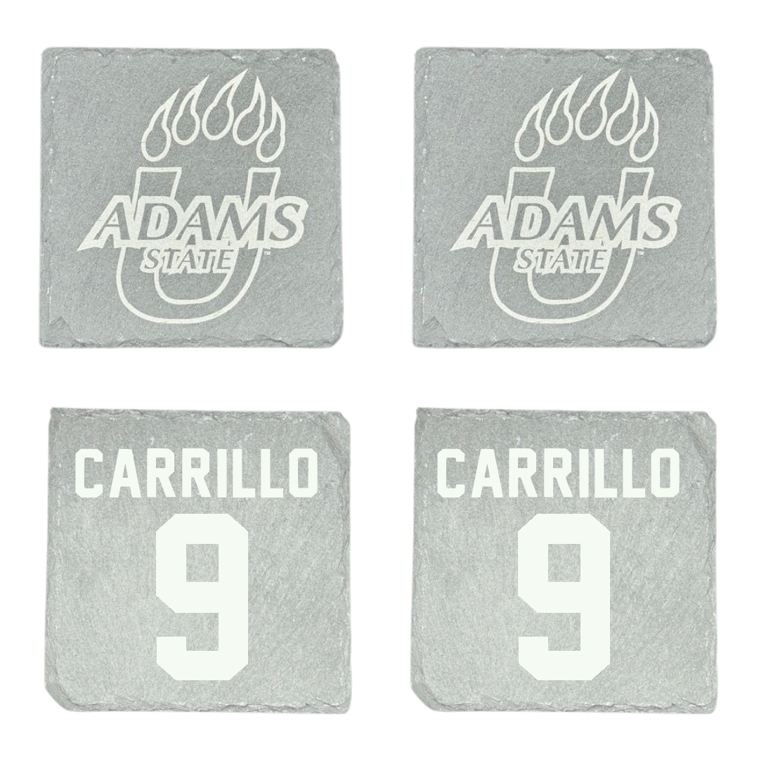 Adams State University Baseball Stone Coaster (4 Pack)  - #9 Macs Carrillo