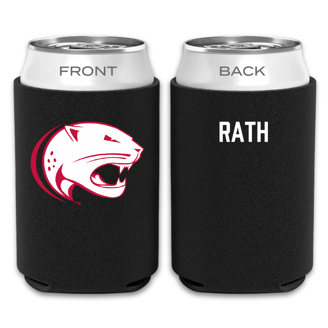 University of South Alabama Tennis Black Can Cooler - Ava Rath