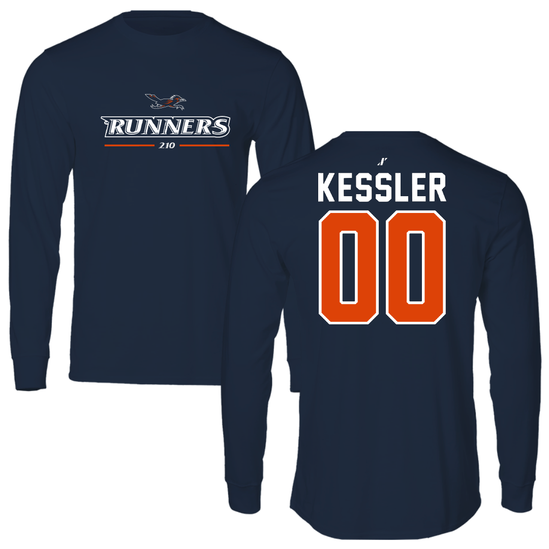 University of Texas at San Antonio Soccer Navy General Performance Long Sleeve - #00 Jasmine Kessler