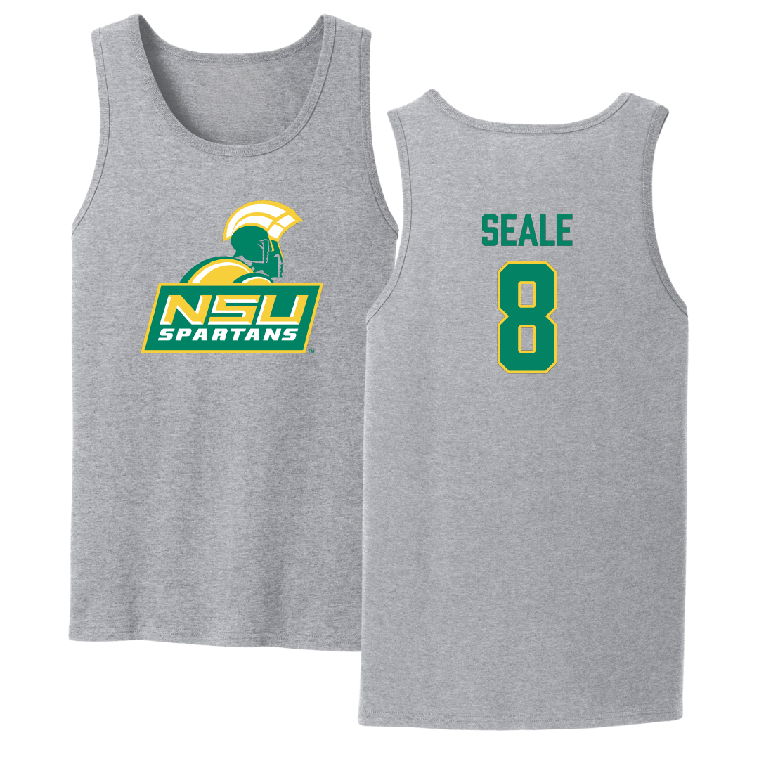Norfolk State University Volleyball Sport Gray Tank Top - #8 Shonte Seale