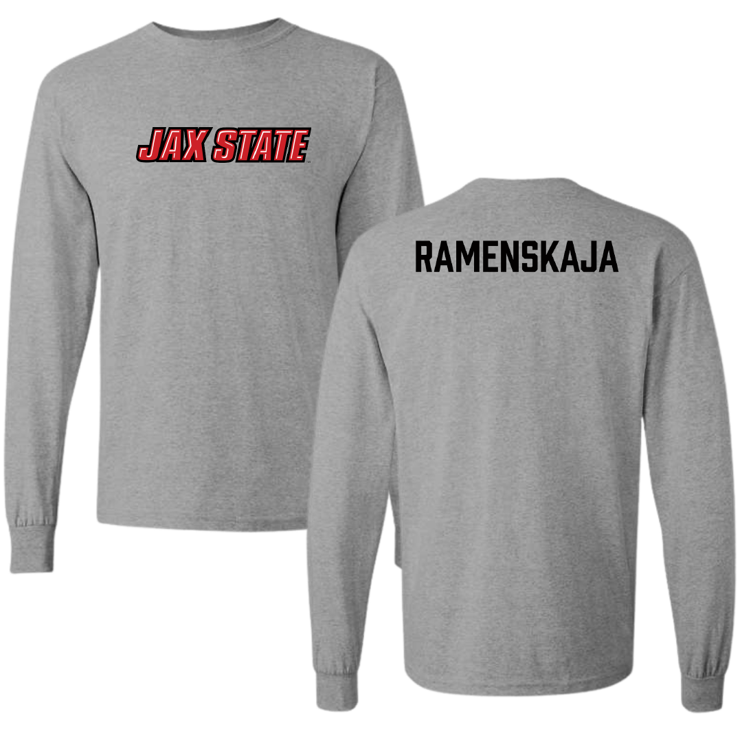 Jacksonville State University Tennis Sport Gray Long Sleeve - Polina Ramenskaja