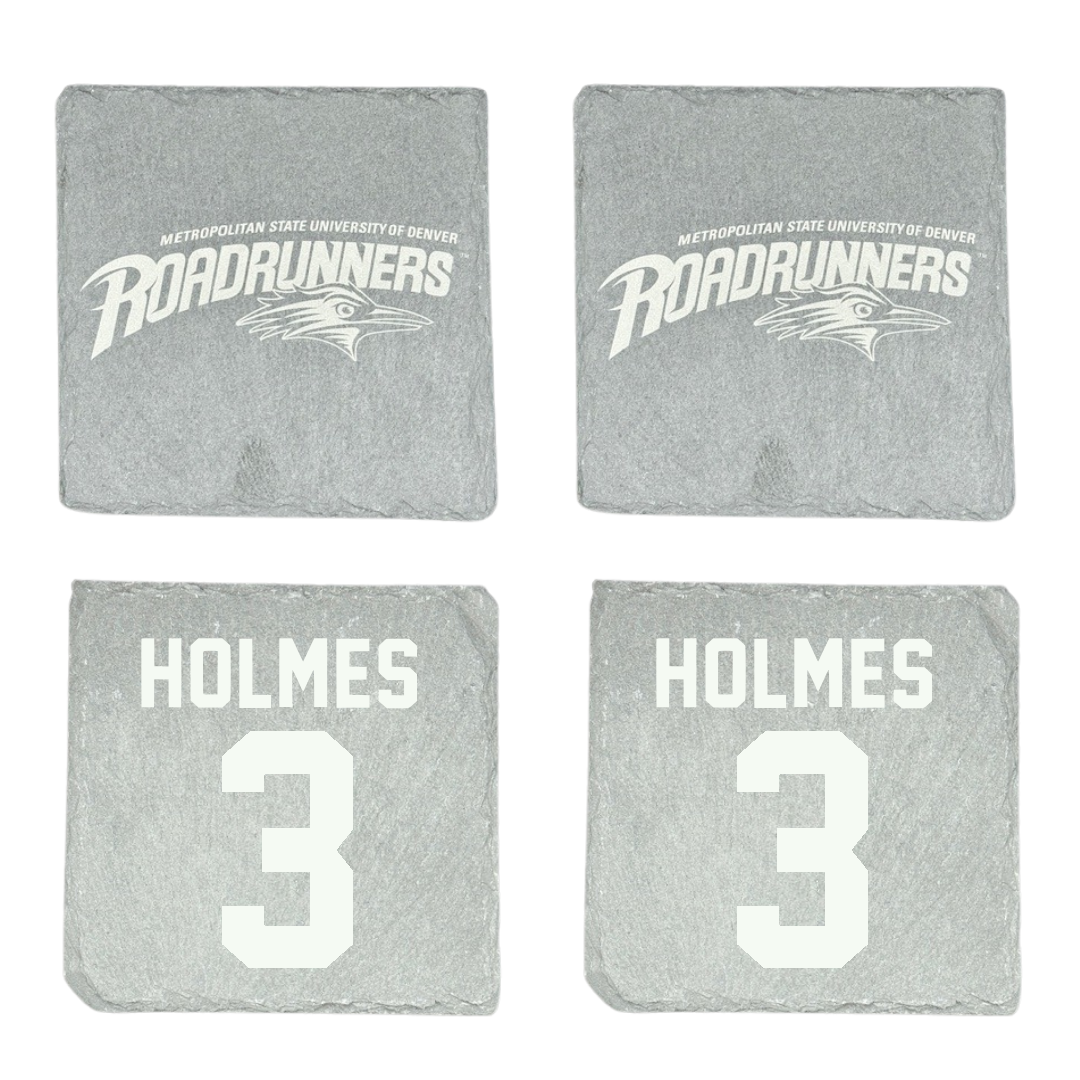 Metropolitan State University of Denver Basketball Stone Coaster (4 Pack)  - #3 Caden Holmes