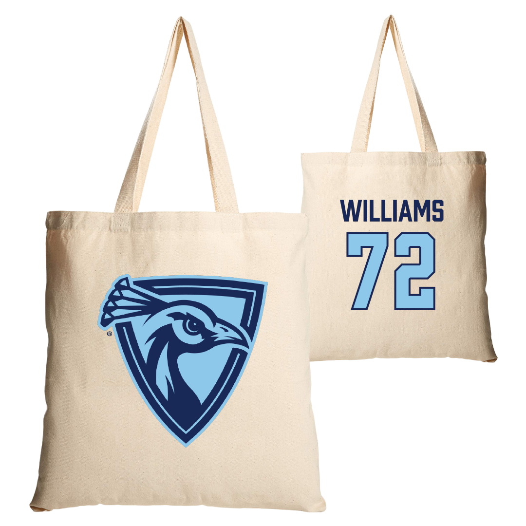 Upper Iowa University Football Tan Canvas Tote Bag - #72 Caleb Williams